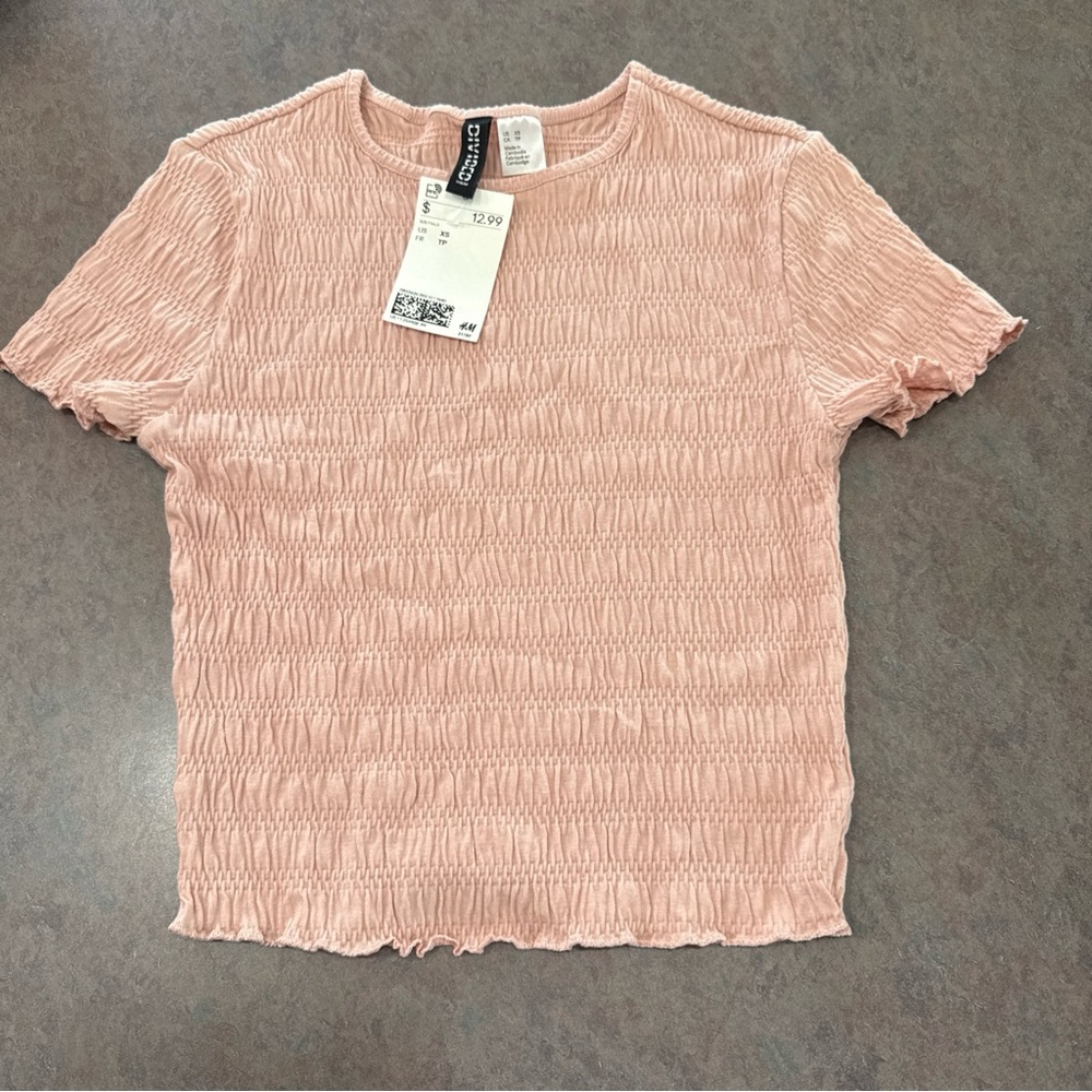H&M Girls Trendy Pink Top